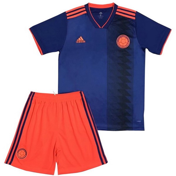 Camiseta Colombia Segunda Niño 2018 Azul